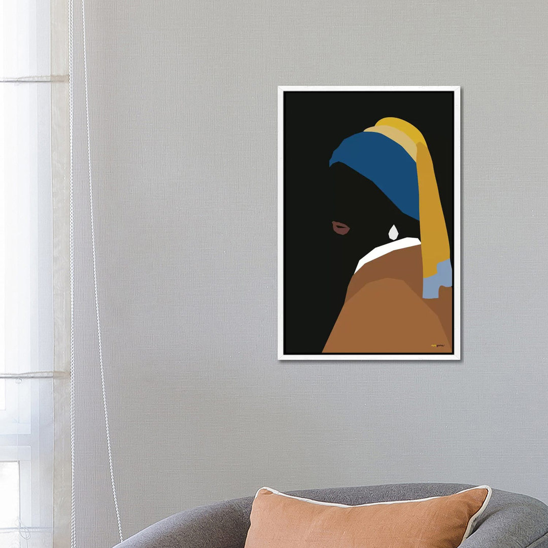 Girl With An Earring von Rafael Gomes - Galerie- Giclée auf Leinwand