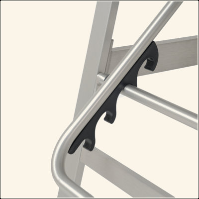 Outdoor Rust-Proof Aluminum Lounge Chair, Stylish And Comfortable For Relaxation