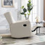 Fauteuil inclinable manuel oscillant et oscillant de 29,1 po de largeur avec dossier à oreilles (ensemble de 2)-982260539