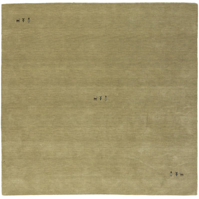 Beige Tribal 8x8 Lori Gabbeh Oriental area rug