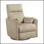 Fauteuil inclinable et pivotant moderne avec revêtement en microfibre, confort moelleux et coussins assortis pour le salon-1478499932