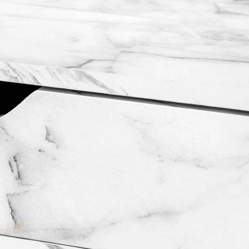 Ginaro Computer Desk, White