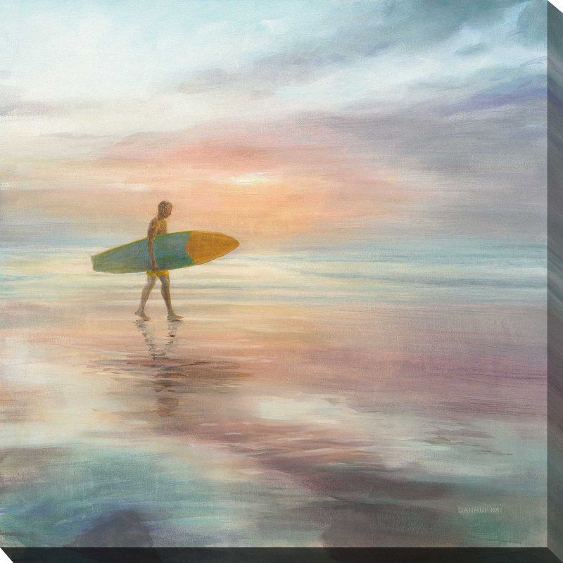 Surfside - Peinture, Toile tendue, H 24 po x l 24 po x P 1,5 po