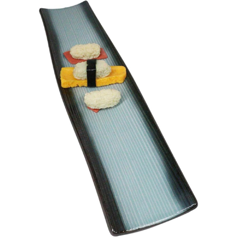 Seikai Sky Collection Large 16.5" Elongated Rectangular Wavy Serving Platter