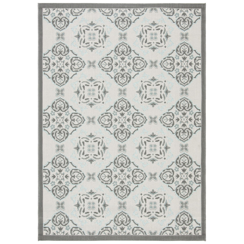 Pharrell Performance Geometric Indoor/Outdoor Area Rug, Rectangle 4' x 5'7"