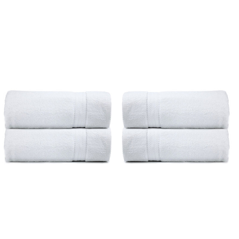 Ensemble de serviettes de bain 4 pièces 100% coton Venduyer Premium Soft