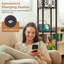 Carmorn 160cm Black LED Column Floor Lamp