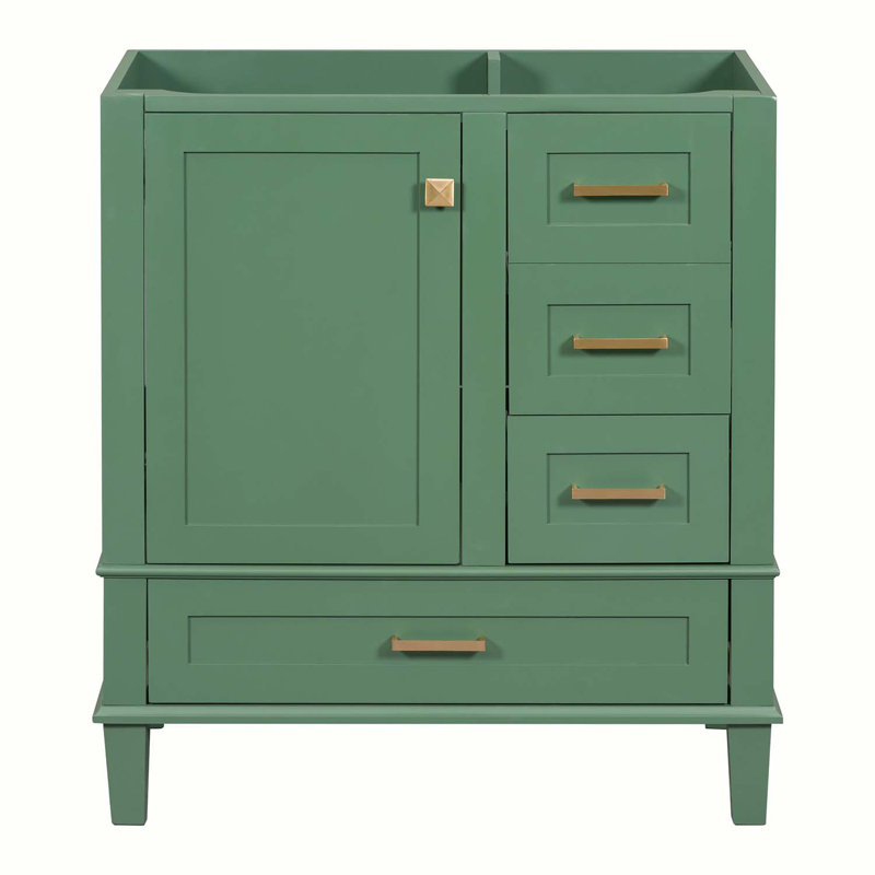 Base de meuble-lavabo simple 29,4 po seulement, Vert