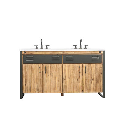 Alberni 61" Free-standing Double Bathroom Vanity