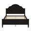 Lit plateforme avec tête et pied de lit, design moderne pour la chambre à coucher-129754651-129754650