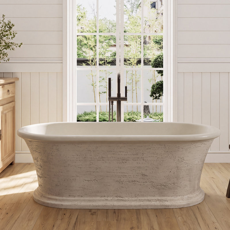 Baignoire profonde autoportante 67 po