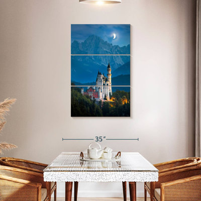 Neuschwanstein Castle At Night