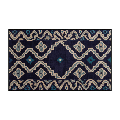 Tapis gris lavable à la machine