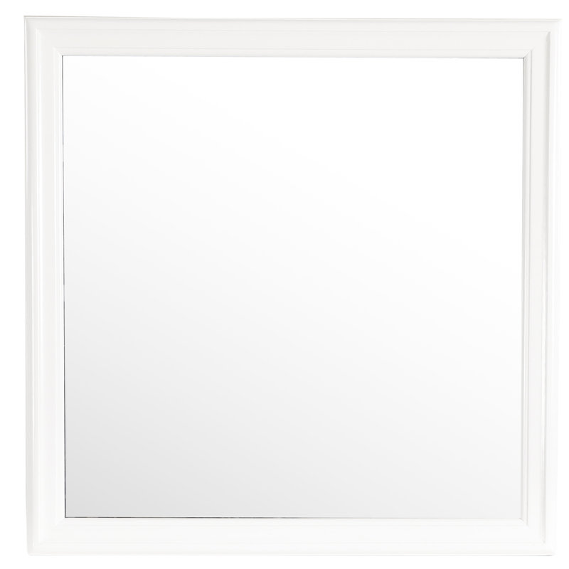 G3190-m White Mirror, Clear Reflection Quality, Particle Board Mirror G3190-m, White, Various Finishes