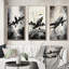 «Avion monochromatique planant» - 3 pièces-840901772-840901775