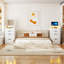 3-in-1 Dressing Table with Illuminated Mirror-2138312860