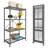 4 Tier Multipurpose Folding Storage Organizing Rack with Wheels