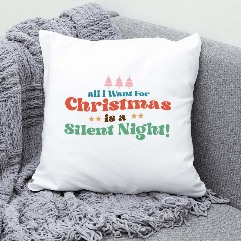 ChristmasFunny-01 Reversible Throw Pillow, 20" x 20"