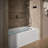 Archer 60" x 32" Acrylic Alcove Whirlpool Bathtub with 8 Adjustable Jets-11892234-65089905