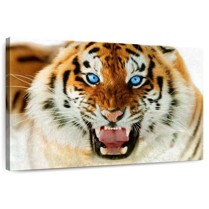Brampt Furious Tiger, 8" H x 12" W