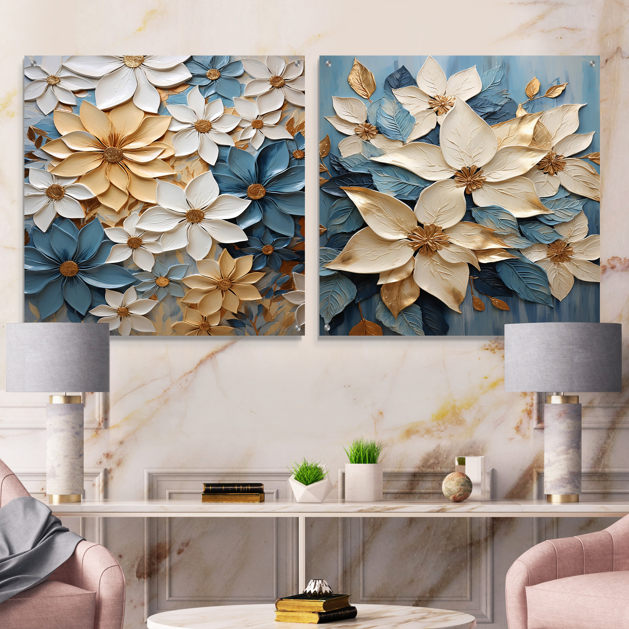 Lark Manor Poinsettias Crafted Delights II Poinsettias Acrylic Wall