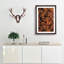 Autumn Forest in Bloom in Abstract - Picture Frame Graphic Art Print-55686652-55686653