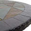 Tobarra Round Stone Outdoor with Umbrella Hole Bistro Table - 70 cm W 70 cm D