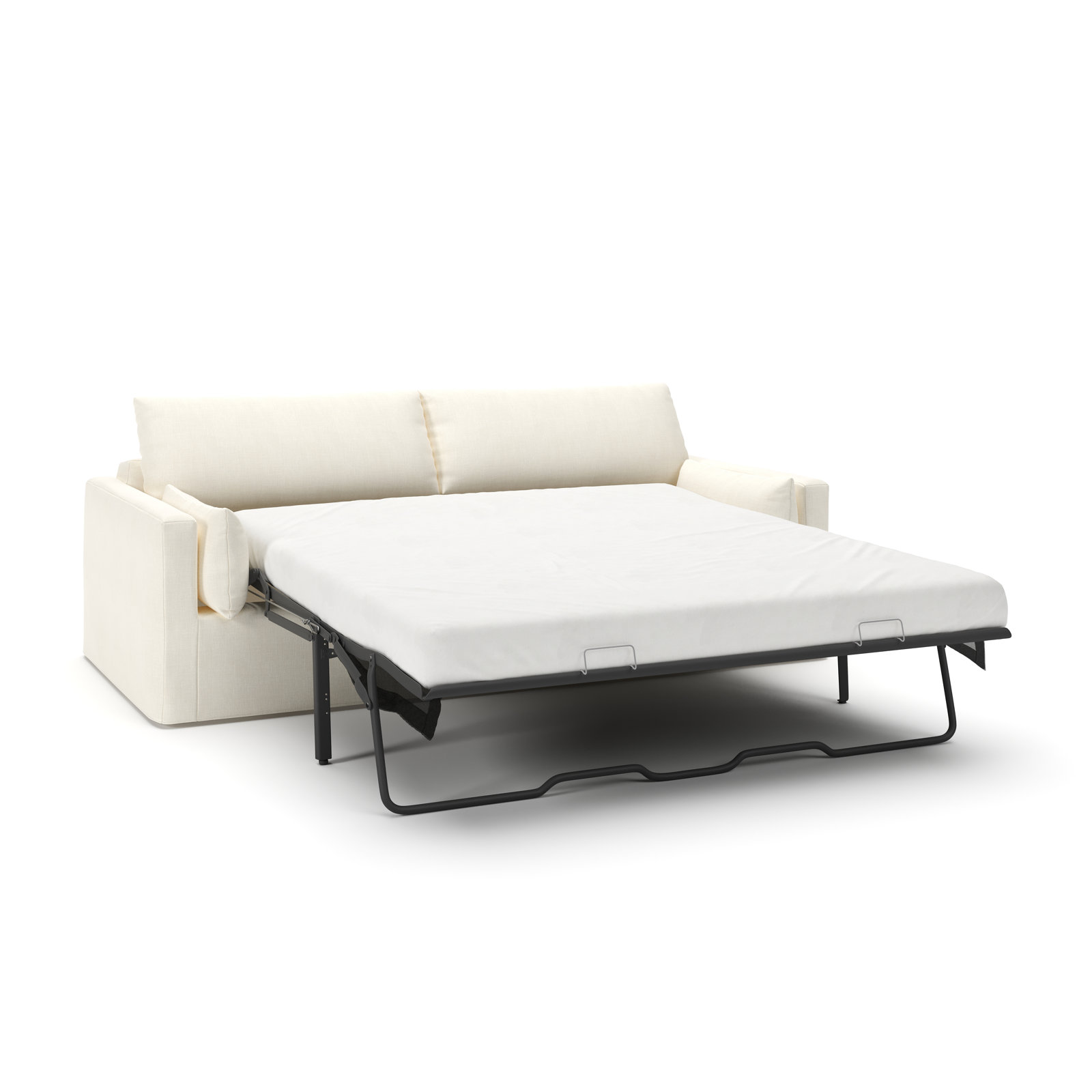 Luna 96'' Sofa, Conversation Ivory Basketweave