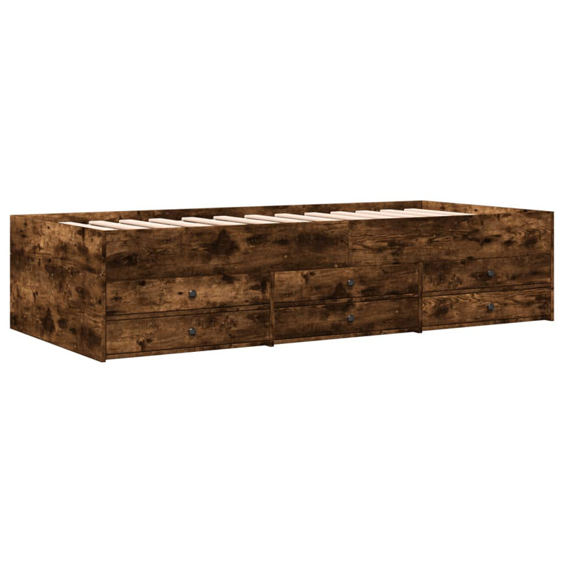 Pavilus Daybed, European Single (90 x 200cm), Smoked Oak