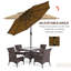 Parasol de marché extérieur avec manivelle-779506529