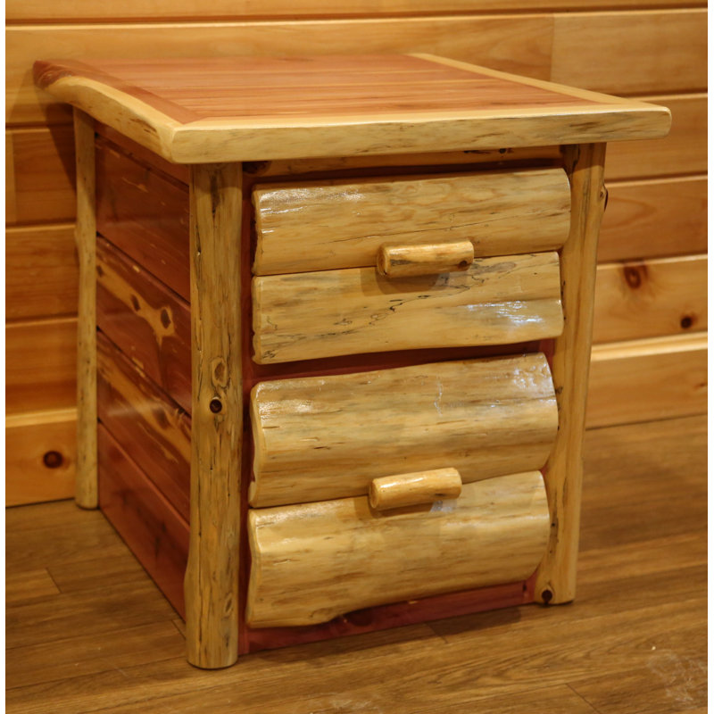 Table de chevet 2 tiroirs Dorantes
