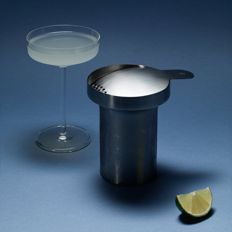 Stainless Steel Cocktail Shaker, Brushed