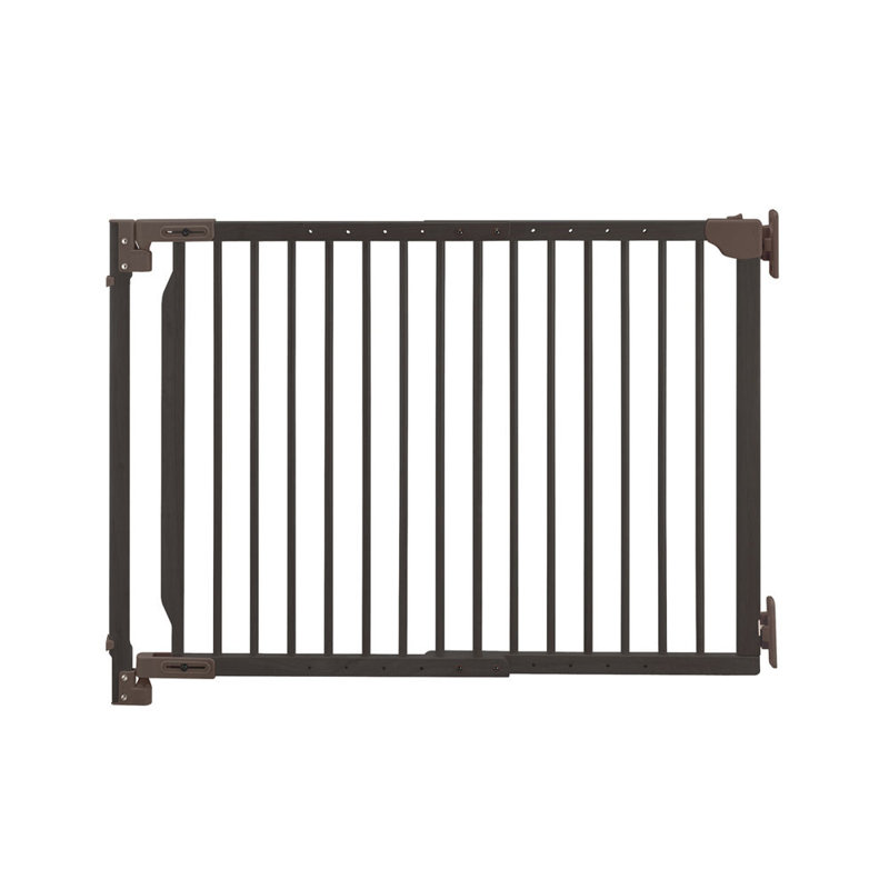 Barrière pour animaux extensible bois avec traverse