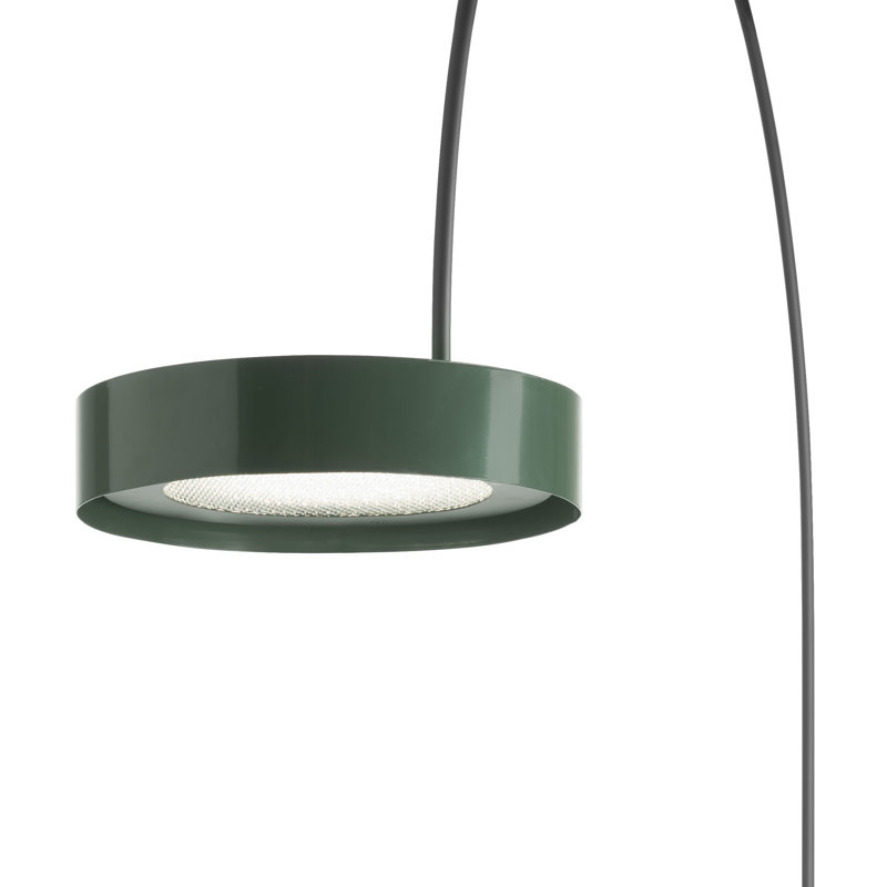 Berlin Outdoor Floor Lamp, Green/Black