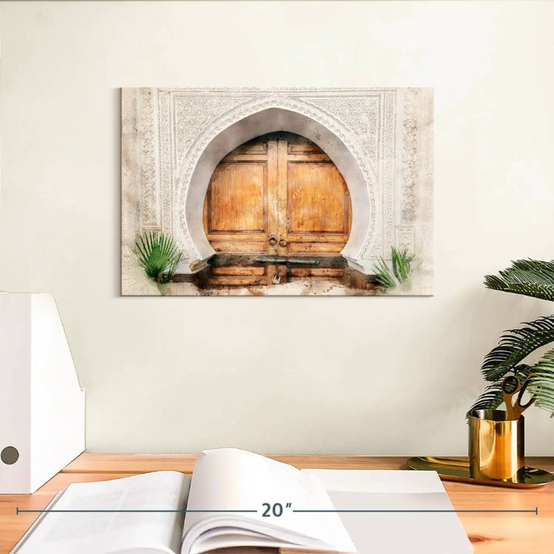 Porte marocaine Lilie, H 8 po x l 12 po