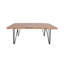 Table basse avec bord vivant 47,24 "x 25,98" x 17,72 "Terre
