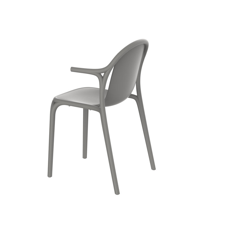 Brooklyn Stacking Patio Dining Armchair, Tortora