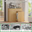 Armoire à déchets coulissante 13 gallons avec tablette et tiroir réglables-130405895-130405898