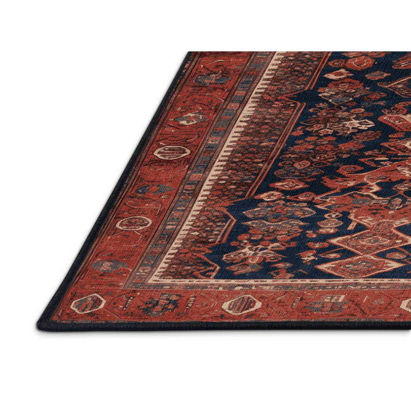 Tapis brun lavable à la machine, Carré 5 pi