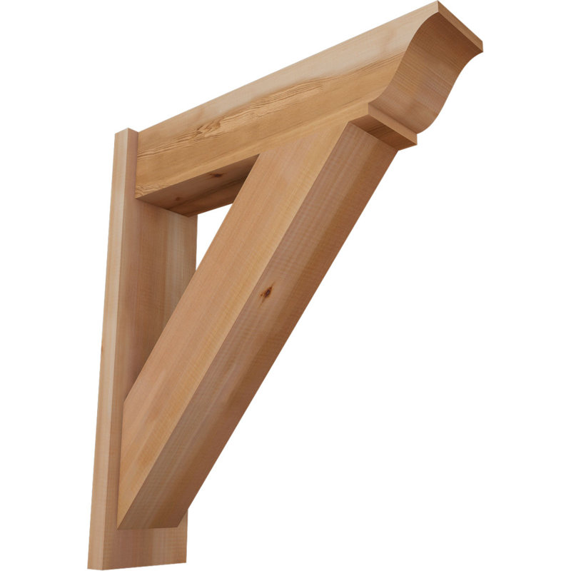 Persienne traditionnelle en bois rustique, P 28 po x H 32 po, Cèdre rouge occidental l 7 1/2 po (lisse)