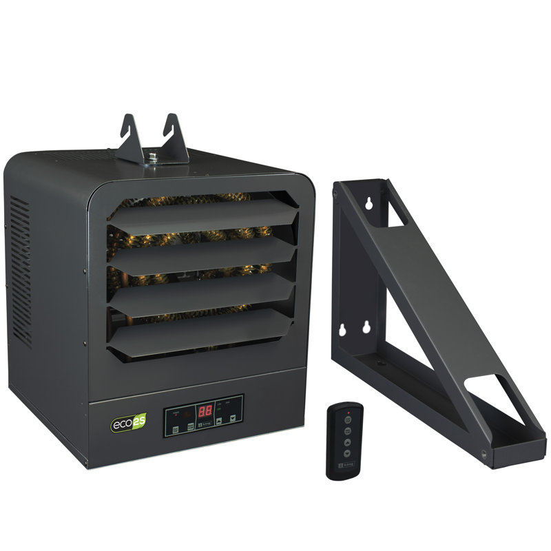 King Electric Electric Ceiling Mounted Space Heater with Adjustable Thermostat and with Digital Display, 12500W