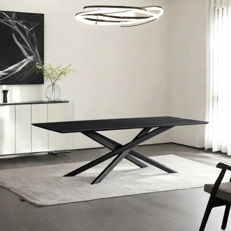 Matsue Ash Solid Wood Dining Table, 31.5" W x 78.74" L