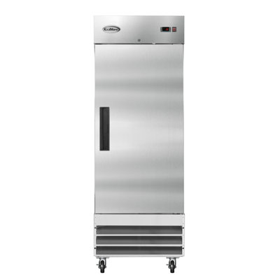 Réfrigérateur commercial 29 po à une porte et à une porte de 23 po en acier inoxydable (RIR-1D-SS)