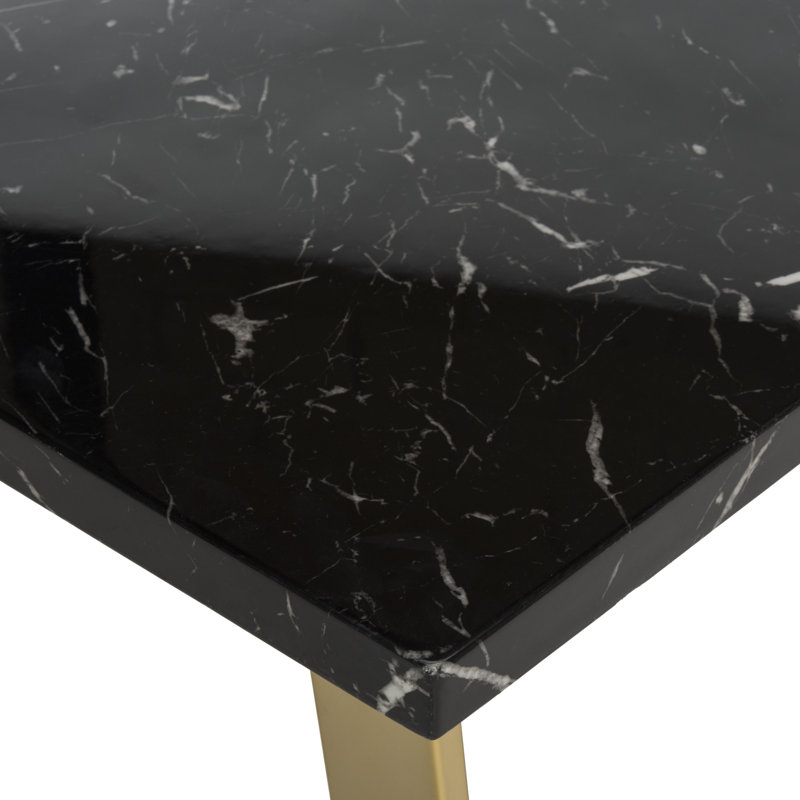 Amelea Coffee Table, Brass