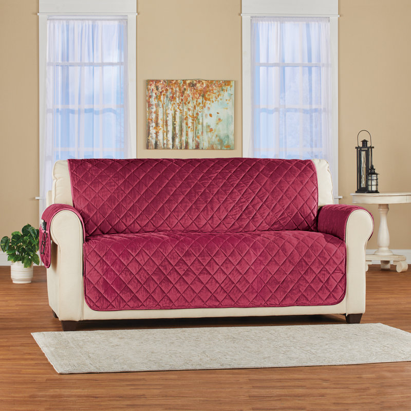 Housse de protection, H 0,6 po x l 75 po x P 88 po, Rouge