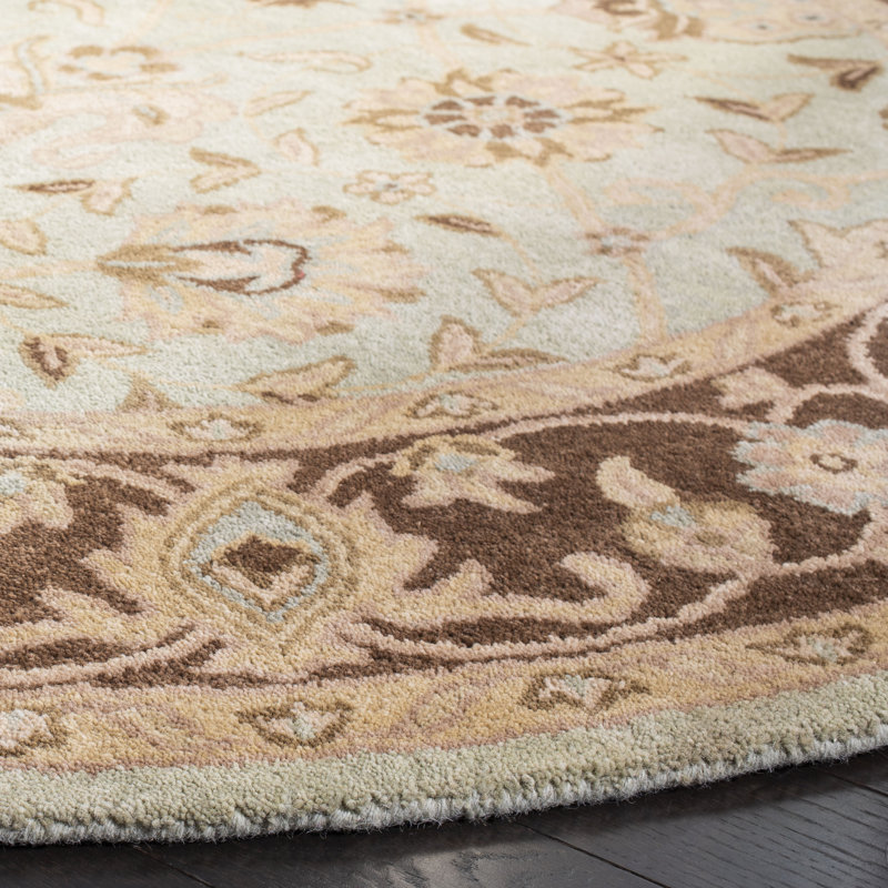 Dunbar Hand Tufted Wool Oriental Rug, Oval 4'6" x 6'6"