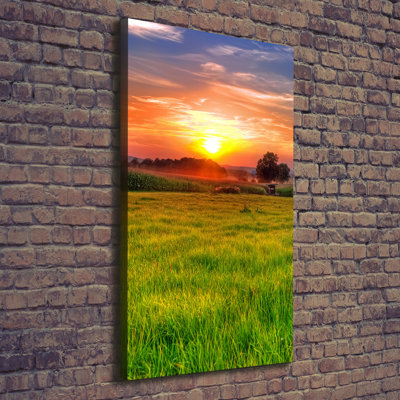 Sunset - Wrapped Canvas Print