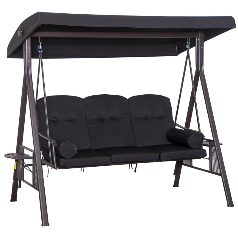Swing Seat with Stand, Dark Grey