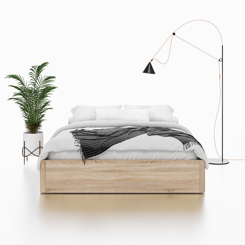 Metal Ottoman Storage Bed, European Double (140 x 200 cm)