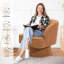 Upholstered Swivel Lounge Chair-1849045694